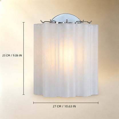 Mirelle Murano Fluted Glass Wall Sconce