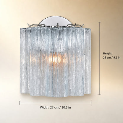 Mirelle Murano Fluted Glass Wall Sconce