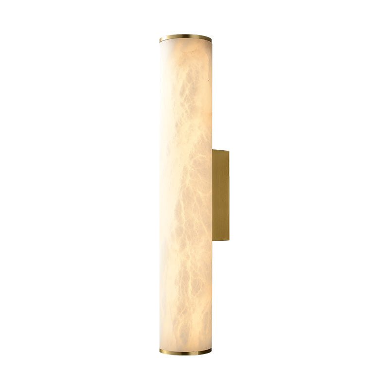 Modern Alabaster Bathroom Sconce
