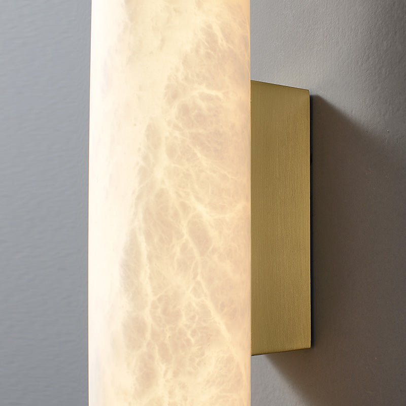 Modern Alabaster Bathroom Sconce