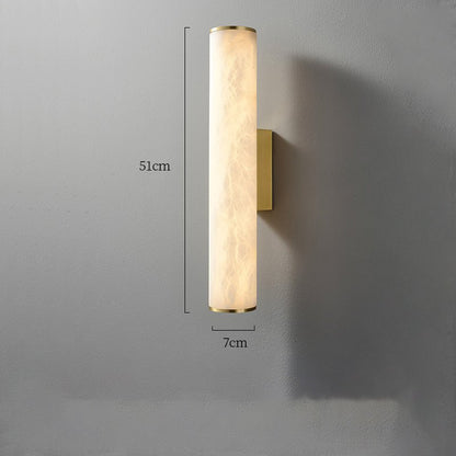 Modern Alabaster Bathroom Sconce