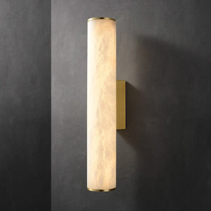 Modern Alabaster Bathroom Sconce