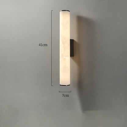 Modern Alabaster Bathroom Sconce