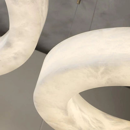 Alabaster Round Pendant  rbrights