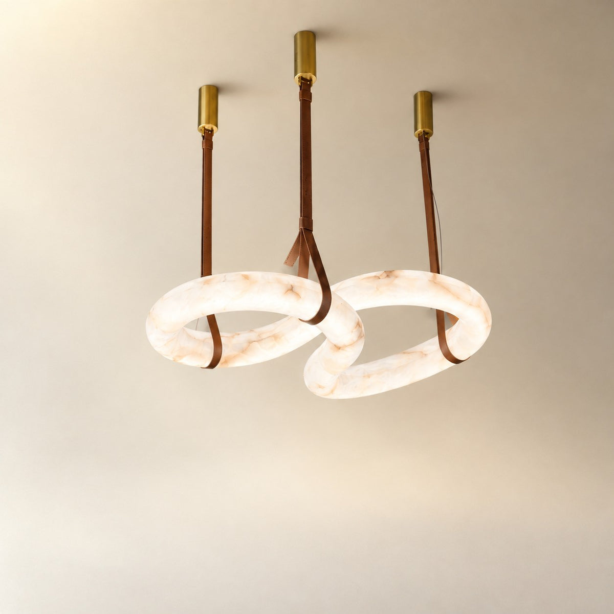 Modern Circular LED Pendant Chandelier