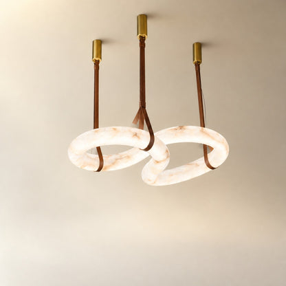 Modern Circular LED Pendant Chandelier