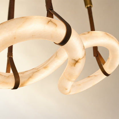 Modern Circular LED Pendant Chandelier