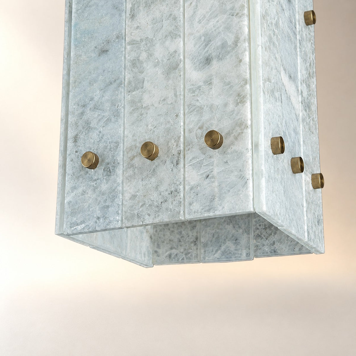 Modern Faceted Luxury stone Pendant Light