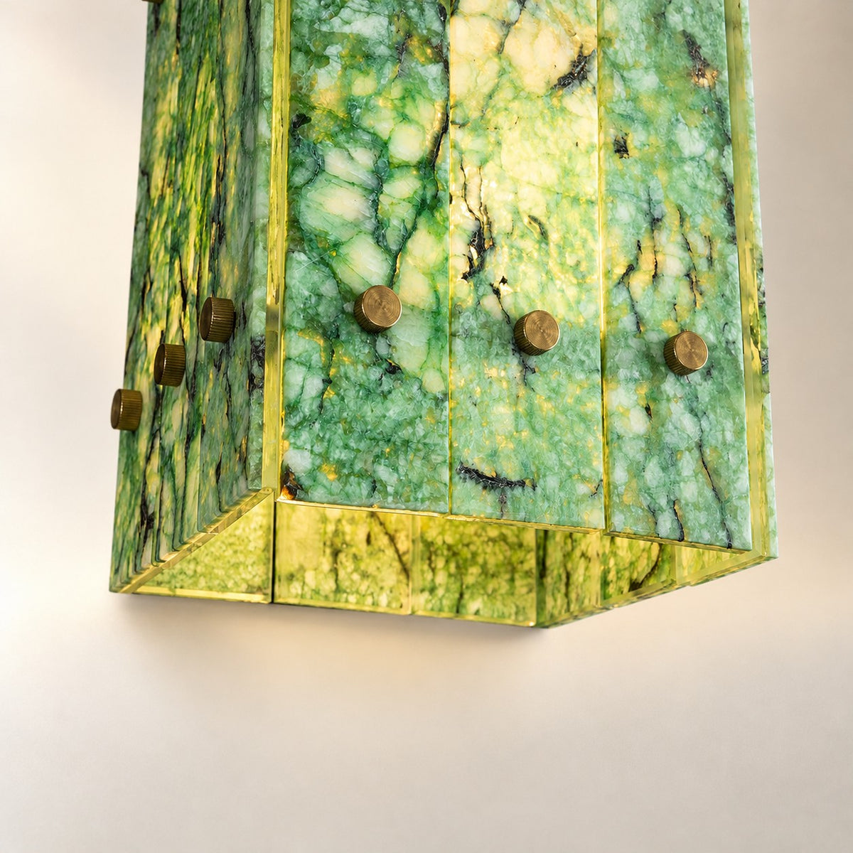 Modern Faceted Luxury stone Pendant Light