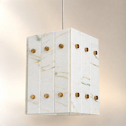 Modern Faceted Luxury stone Pendant Light