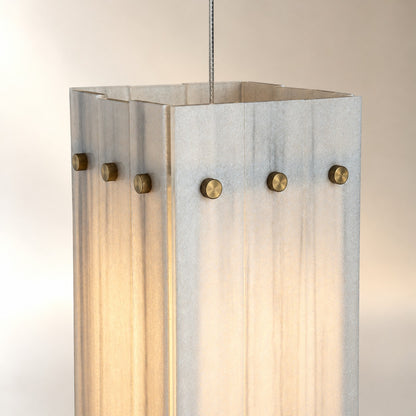 Modern Faceted Luxury stone Pendant Light