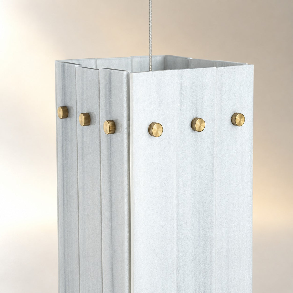 Modern Faceted Luxury stone Pendant Light