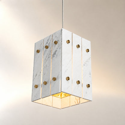 Modern Faceted Luxury stone Pendant Light