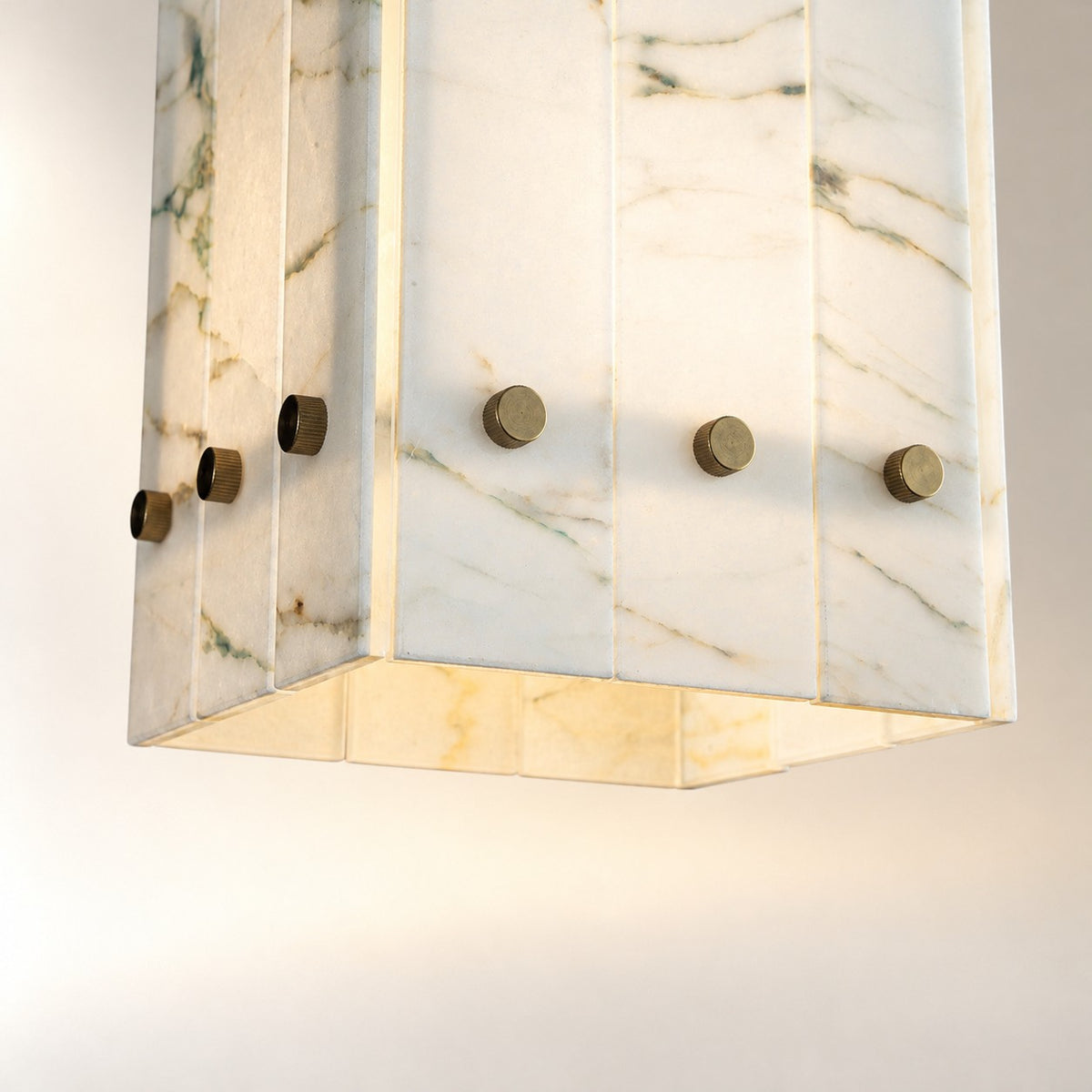 Modern Faceted Luxury stone Pendant Light