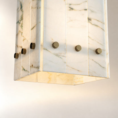 Modern Faceted Luxury stone Pendant Light