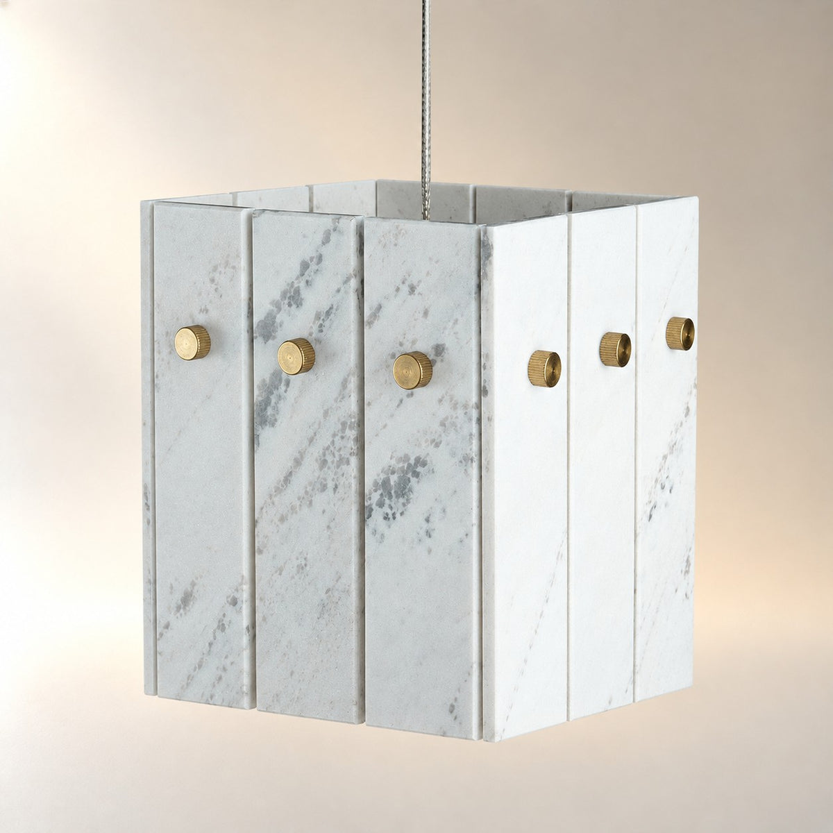 Modern Faceted Luxury stone Pendant Light