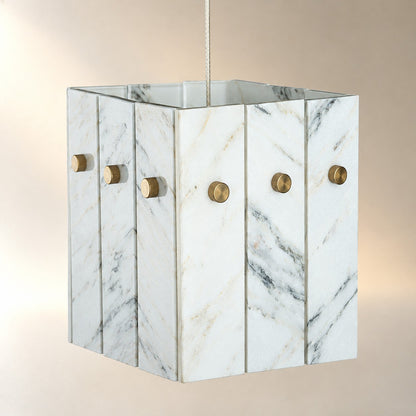 Modern Faceted Luxury stone Pendant Light