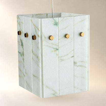 Modern Faceted Luxury stone Pendant Light