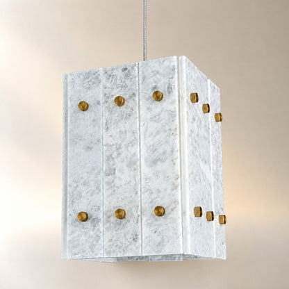 Modern Faceted Luxury stone Pendant Light