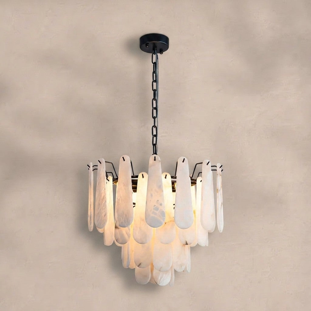 Modern Marble Round Chandelier