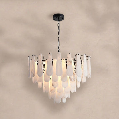 Modern Marble Round Chandelier