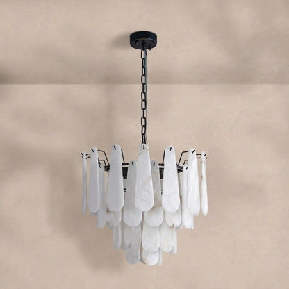 Modern Marble Round Chandelier