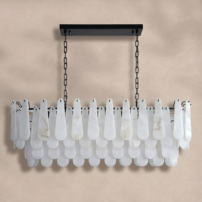 Modern Marble Round Chandelier
