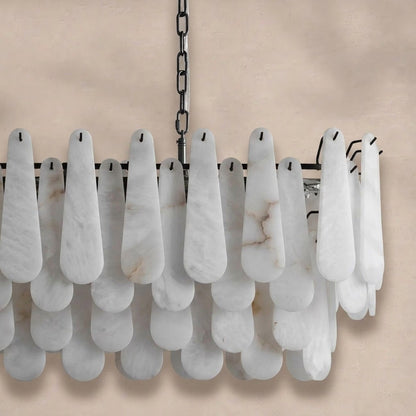 Modern Marble Round Chandelier