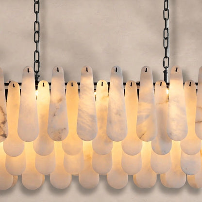 Modern Marble Round Chandelier