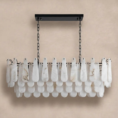Modern Marble Round Chandelier