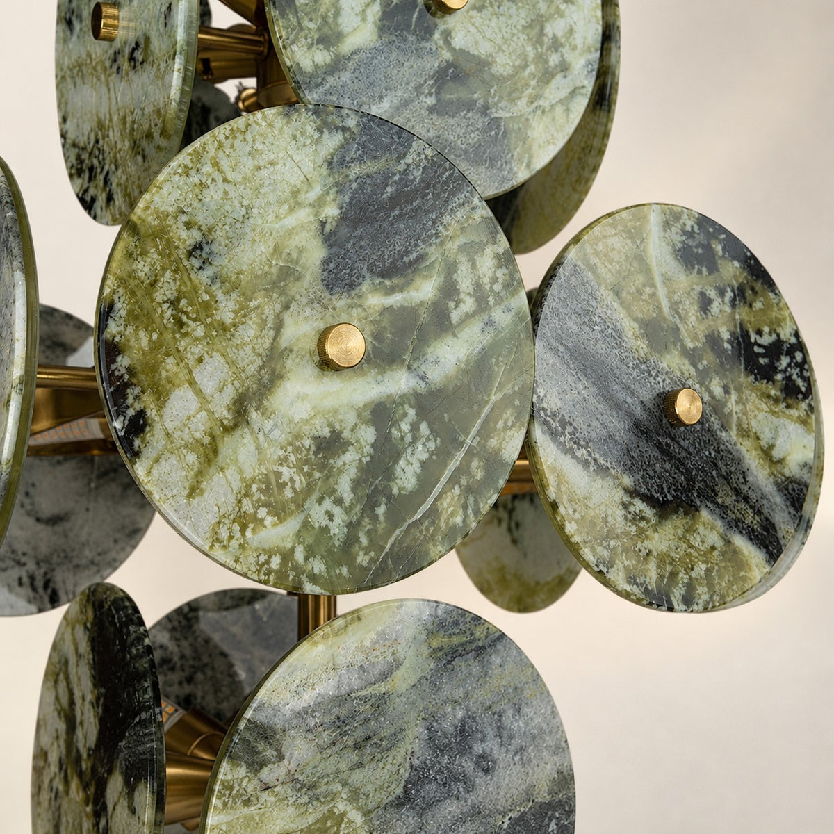 Modern Sculptural Luxury stone Cluster Chandelier