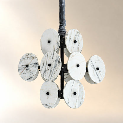 Modern Sculptural Luxury stone Cluster Chandelier