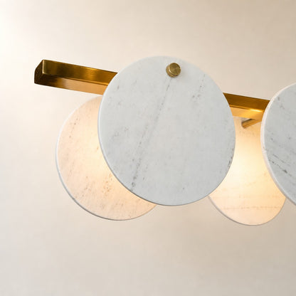 Modern Sculptural Luxury stone Linear Chandelier