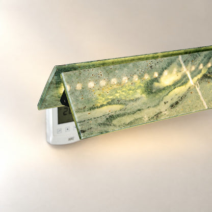 Modern Slim Luxury stone Linear LED Pendant Light