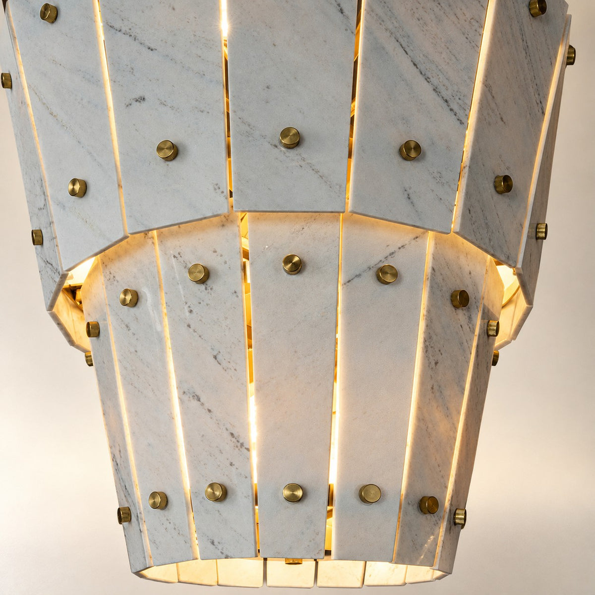 Modern Tapered Luxury stone Chandelier
