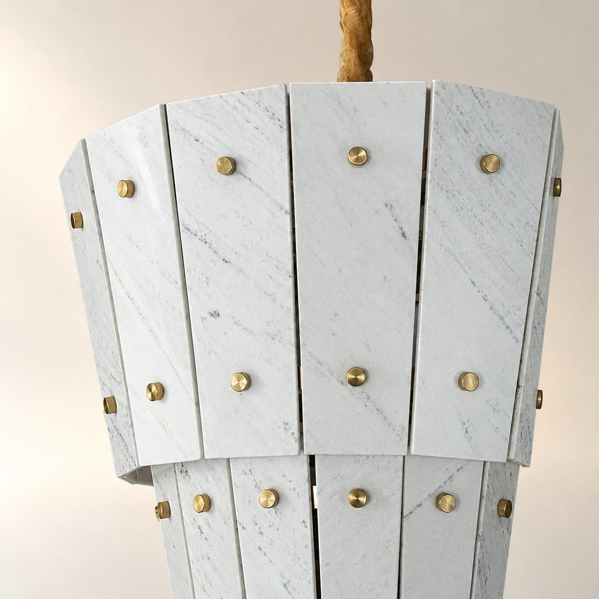 Modern Tapered Luxury stone Chandelier
