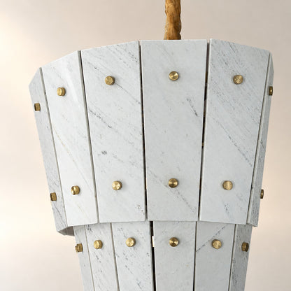 Modern Tapered Luxury stone Chandelier