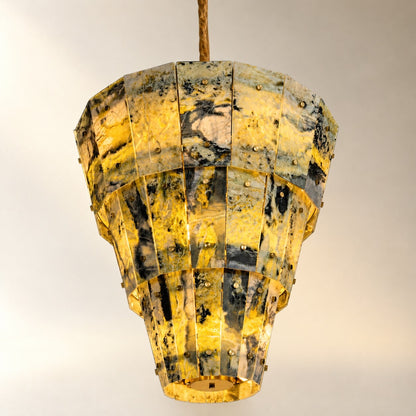 Modern Tapered Luxury stone Chandelier