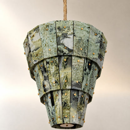 Modern Tapered Luxury stone Chandelier