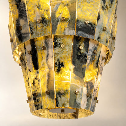 Modern Tapered Luxury stone Chandelier