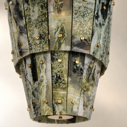 Modern Tapered Luxury stone Chandelier