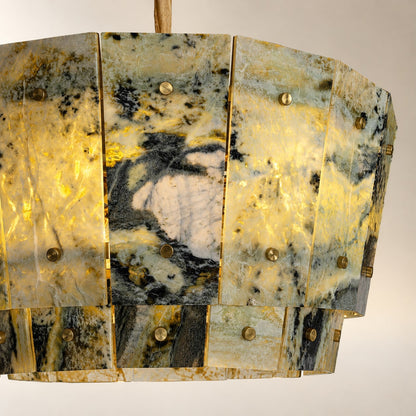 Modern Tapered Luxury stone Chandelier