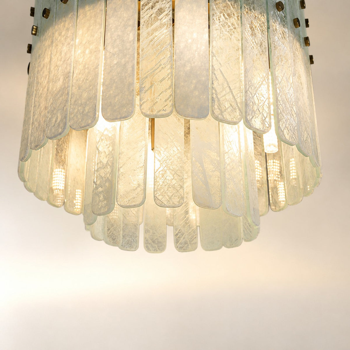 Modern White Crystal Luxury stone Chandelier