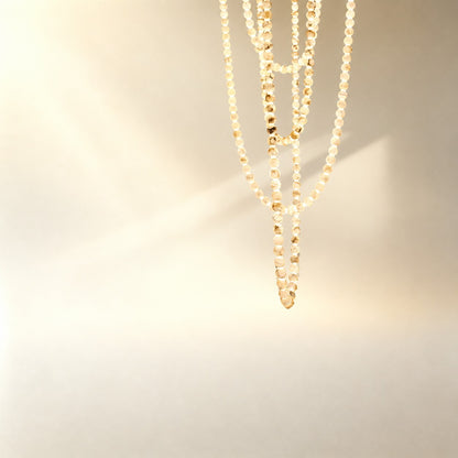 Natural Alabaster Globes Beads Chandelier