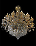 Extra Large European-style Multi-layers Candle Luxury Crystal Chandelier Gold Art Foyer/Staircase Decorative Light Fixture