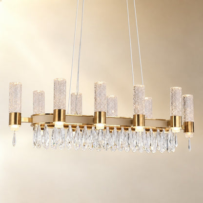 Nido Crystal Linear Chandelier