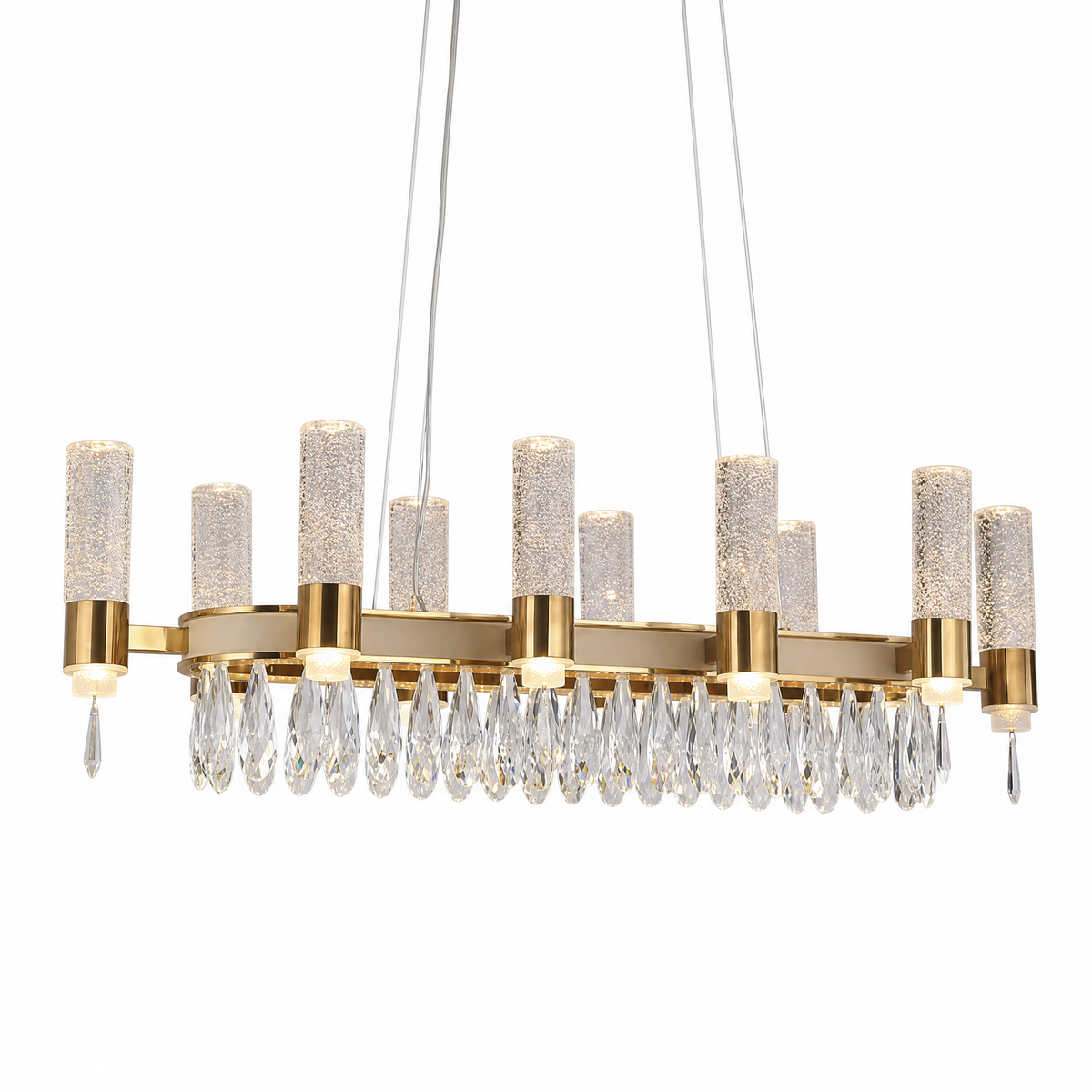 Nido Crystal Linear Chandelier