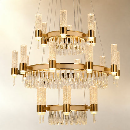 Nido Crystal Trio Chandelier