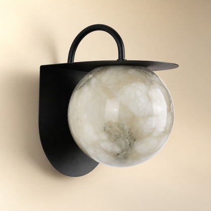 Novera Spanish Alabaster Wall Sconce