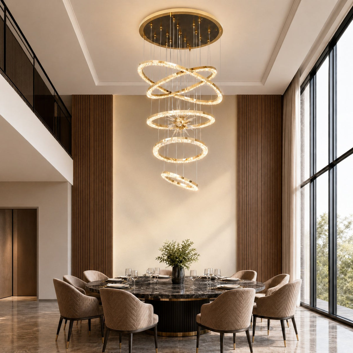 Octagonal Chandelier
